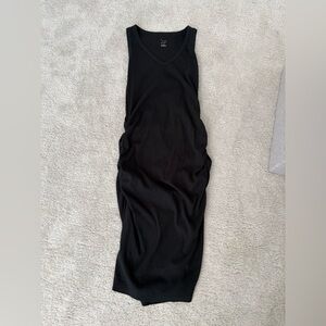 A New Day Black Ribbed Top